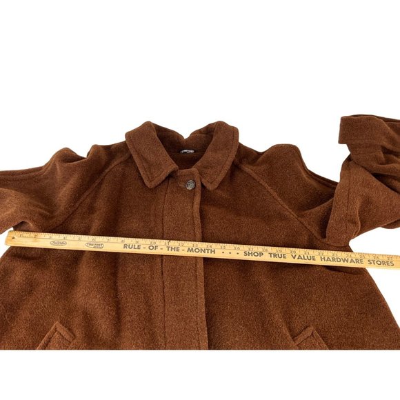 Authentic Vintage Burberrys of London Alpaca Wool Swing Coat Woman's Size 12 - Picture 14 of 16